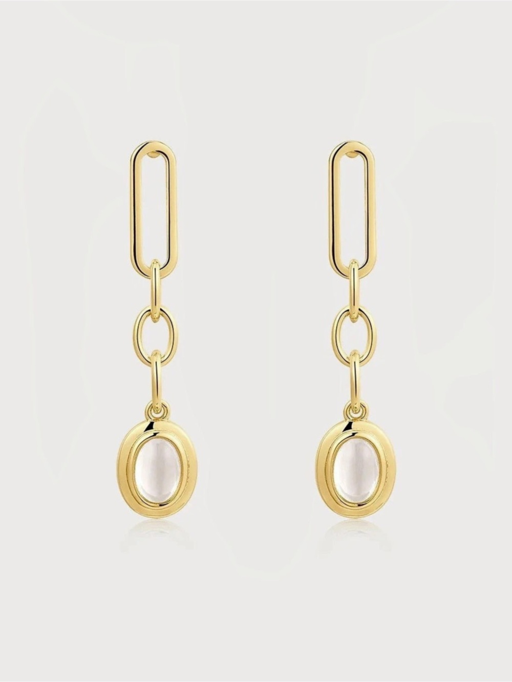 Sunset Stone Chain Studs |LUVAJ